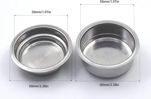 Miniatura 6 de Filtro de doble pared de 1.969 in, filtro de cesta de una taza y BES820XL/205 dos tazas para Br ESP8XL 800ESXL BES820XL ESP6SXL BES250XL y Cuisinart