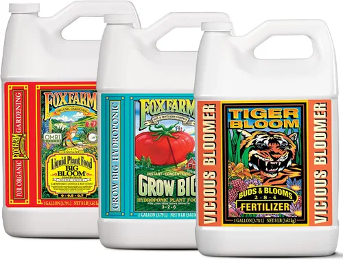 Miniatura 8 de FoxFarm Hydro Liquid Trio Pack – Big Bloom, Grow Big Hydroponic, Tiger Bloom Fertilizantes para crecimiento de plantas, desarrollo de brotes