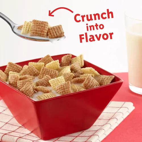 Miniatura 5 de Cereal Chex Canela, cereales para desayuno sin gluten, hechos con grano integral, tamaño familiar, 19.2 onzas