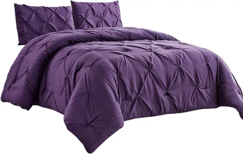 Miniatura 11 de WPM WORLD PRODUCTS MART JN1 - Juego de edredón de microfibra de 2 piezas, tamaño individual, plisado, ropa de cama alternativa, para todas las Azul