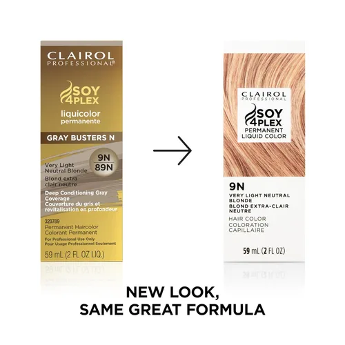 Miniatura 3 de Clairol Professional Permanent Liquicolor for Very Light Blonde/Ultra Light Blonde Hair Color with 100% Gray Coverage Packaging May Vary 9n Rubio