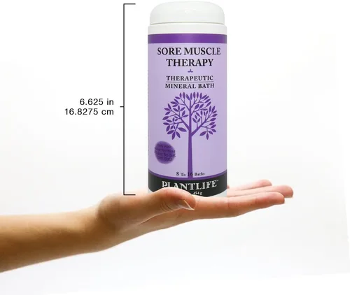 Miniatura 5 de Plantlife Sales de baño de terapia muscular para dolor – Sales de baño de aromaterapia naturales directamente de la planta. Equilibrio, calma