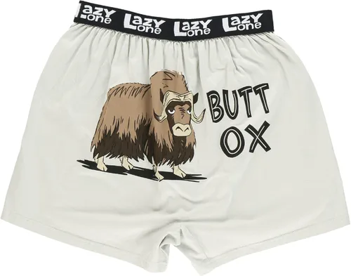 Miniatura 53 de Lazy One Divertidos boxers de animales, ropa interior humorística, novedosos pantalones cortos, regalos de broma para hombres