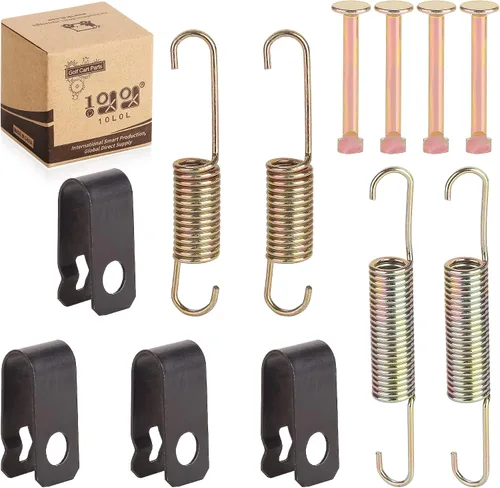 Miniatura 8 de 10L0L Kit de muelles de zapatas de freno para Club Car DS Precedent Golf Carts 1980-UP, reemplazar OEM # 1018163-01 1011466