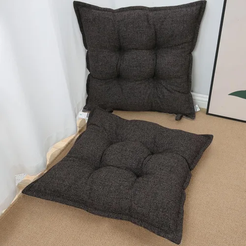 Miniatura 12 de SINSOSSO - Almohadas de suelo grandes de 22 pulgadas, de espuma viscoelástica, cuadradas, antideslizantes, para respaldo de oficina, yoga, asiento