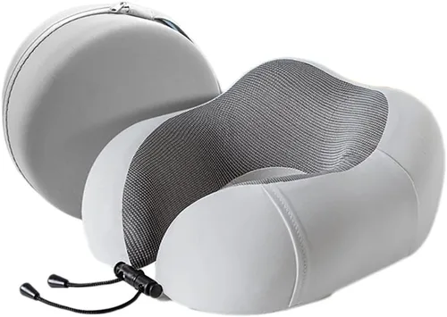 Miniatura 8 de Almohadas de viaje, aviones, zorro, animal de animal, almohada de cuello en forma de U, almohada de felpa cálida de dibujos animados cómoda
