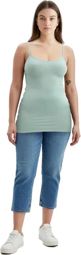 Miniatura 145 de Emmalise Camisola larga casual básica para mujer, con tirantes ajustables, top en capas