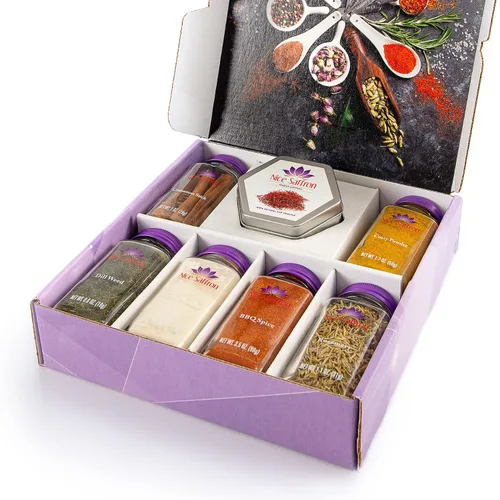 Miniatura 2 de Set de regalo de cocina de 6 especias y azafrán (Marruecos)