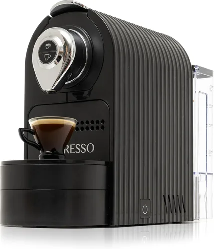Mixpresso Cafetera espresso negra – Cafetera compacta de 1400 W de una sola porción compatible con cápsulas Nespresso OriginalLine, operación con un