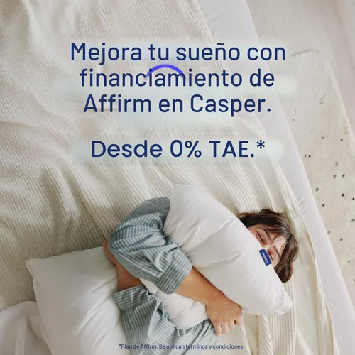 Miniatura 5 de Casper Colchón Sleep Element tamaño individual, sensación media, aislamiento de movimiento, transpirable, espuma viscoelástica refrescante, prueba