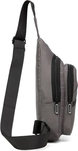Miniatura 3 de EVANCARY - Mochila pequeña tipo bandolera para mujeres y hombres, mochila de pecho tipo bandolera para viajes, senderismo y actividades al aire