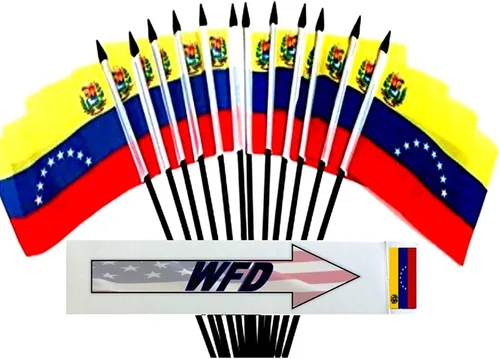 Miniatura 67 de World Flags Direct Banderas en miniatura de poliéster de Afganistán, paquete de 12, decoración de mesa de fiesta, desfiles, 4 x 6 pulgadas, verde