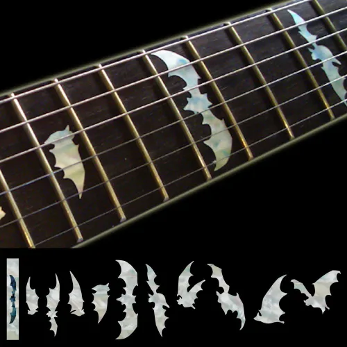 Miniatura 2 de Jockomo BAT/Avalon RED Pegatina de Incrustación para Guitarra
