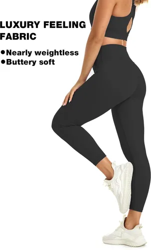 Miniatura 4 de NEPOAGYM Leggings de cintura alta para mujer, sin costuras frontales, leggings de yoga ligeros de 2528 pulgadas, 78 pulgadas y longitud completa