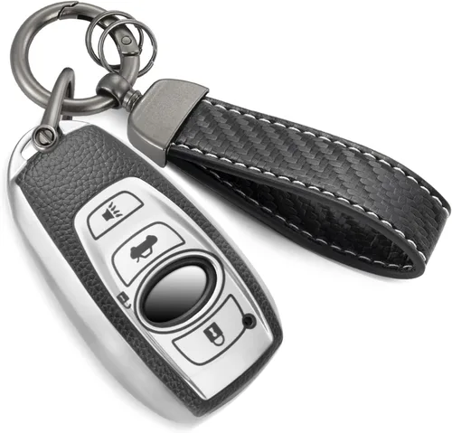 Miniatura 36 de para Cadillac - Funda para llavero con cuerda trenzada metálica, funda suave mejorada para 2020 en adelante CT4 CT5 CT6 XTS XT4 XT5 ATS, etc.