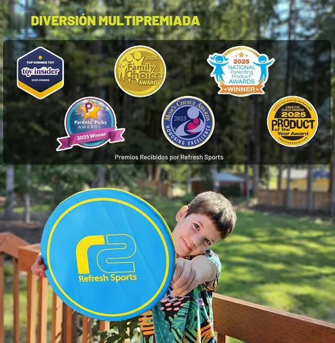 Miniatura 7 de Juguete Volador de Disco Suave - No Duele al Atraparlo - Los Mejores Rellenos de Calcetines para Niños y Adultos de Todas las Edades - Regalos