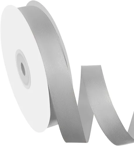 Miniatura 46 de Cinta de tela de satén de 1-1/2 pulgadas de ancho x 50 yardas, cinta negra perfecta para lazos de bricolaje, guirnaldas, envoltura de regalos