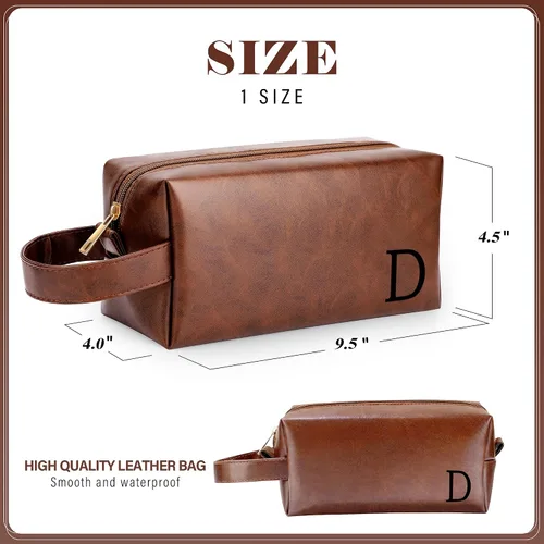 Miniatura 6 de Bolsa de Aseo Personalizada con Nombre Regalos para Hombres, Aniversario Navidad San Valentín Día del Padre Cumpleaños Regalos para Esposo Papá