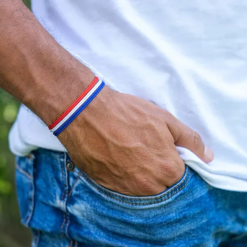 Miniatura 20 de World Cup Countries Soccer Flag Cord Bracelet for Men or Women - Country flag Pulsera bandera Pais Copa Mundial Futbol Hombre Mujer - Sports String