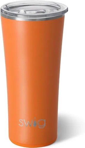 Miniatura 46 de Swig Life - Vaso aislante de 22 onzas, vaso de viaje para café con tapa, taza de viaje para café apta para portavasos, acero inoxidable (Aqua)