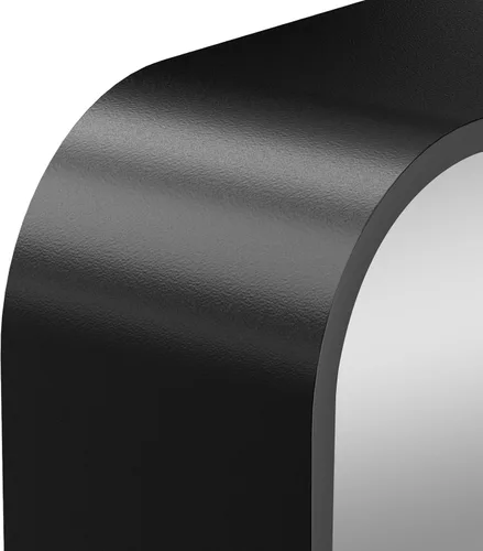 Miniatura 3 de JISOSO - Espejo de baño negro, espejo de pared con marco de metal rectangular grueso de 24x32 pulgadas, espejo de tocador de baño moderno