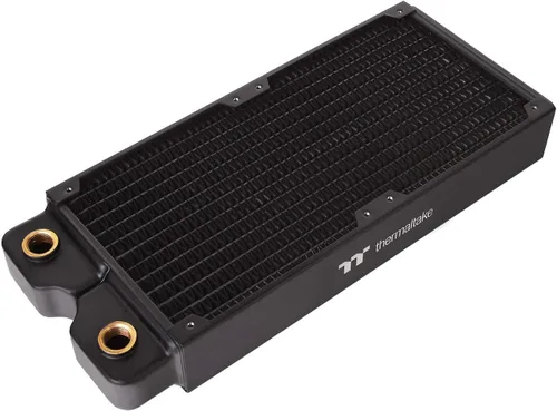 Miniatura 5 de Thermaltake Pacific DIY Sistema de refrigeración líquida Clm240 1.575 in Aletas gruesas de alta densidad Tubos de cobre de doble fila Radiador