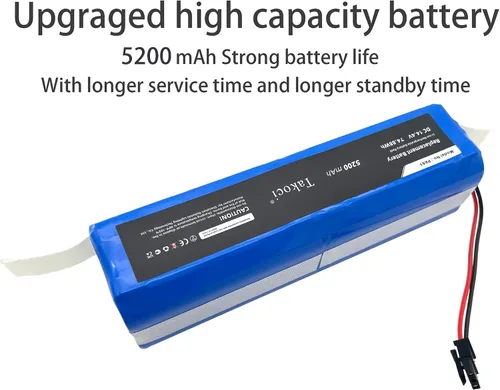 Miniatura 7 de Batería de repuesto de 5200 mAh para Eufy RoboVac X8 Series Robot Aspiradora compatible con número de pieza Eufy PA61 Batería de robot barrido 14.4V