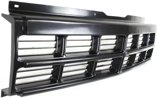 Miniatura 7 de Para Dodge Dakota Grille Assembly 1991-1996 Carcasa negra y plástico de inserción CH1200194 5BB76KX8