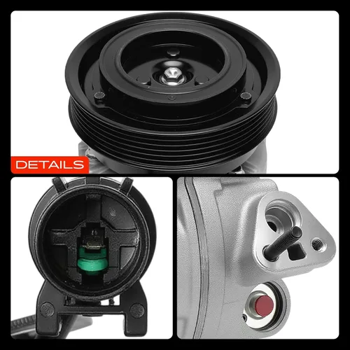Miniatura 9 de A-Premium Compresor A/C con embrague compatible con Kia Optima 2.7L 2009-2010, Magentis 2.7L 2009-2010 for Kia Optima 2.7L 2009-2010, Magentis