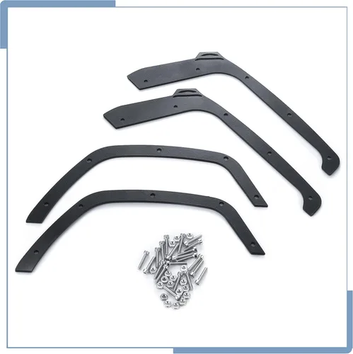 Miniatura 7 de Acero inoxidable RC Fender Flares Eliminar para 1/10 Escala RC Crawler Car SCX10 III Actualizaciones JLU AXI03007 Accesorios