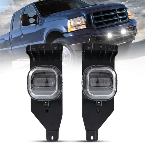 BUNKER INDUST Luces de niebla LED para camionetas Ford F250 F350 F450 F550 SUPER DUTY de 2005, 2006 y 2007, kit de luces de niebla de parachoques