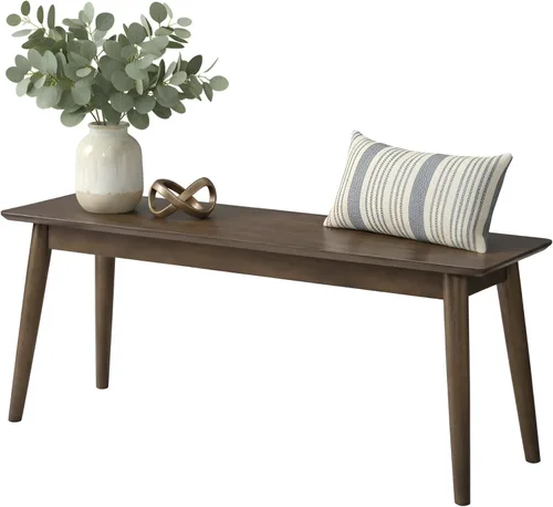 Miniatura 54 de Alaterre Furniture Calais Dining - Juego de 2 sillas de comedor moderno de mediados de siglo, juego de sillas de madera maciza con diseño
