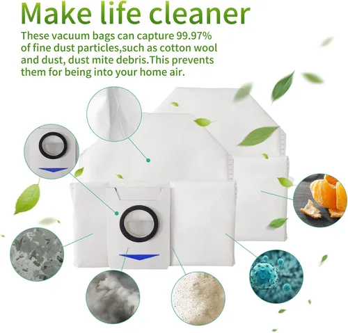 Miniatura 5 de Kit de piezas de repuesto para el cuidado del suelo para aspiradora compatible con ECOVACS DEEBOT X1 Omni / X1TURBO / X1 Plus Robot Aspirador, 5