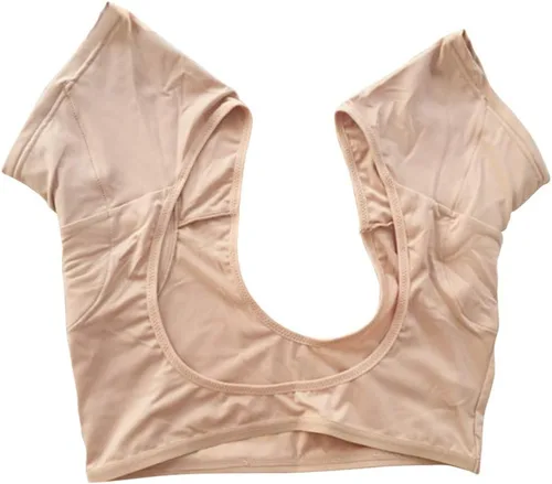 Miniatura 10 de SUPVOX Chaleco de ropa interior con protección contra el sudor, escudo lavable para las axilas para mujeres, niñas y mujeres Amarillo claro