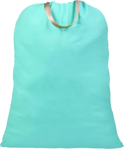 Miniatura 9 de LOLOMLO Bolsas de lona extragrandes para lavandería con asas y cierre de cordón, resistentes a desgarros, bolsas de viaje para almacenamiento, 25.5