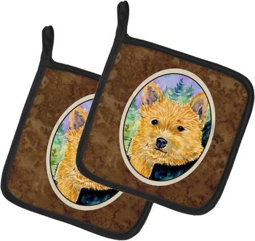 Miniatura 27 de Caroline's Treasures SS8617PTHD - Juego de soportes para ollas de cocina resistentes al calor, almohadillas calientes para horno para cocinar, Husky