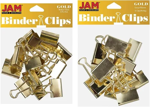Miniatura 55 de Broches aprietapapeles JAM Paper®, Blanco
