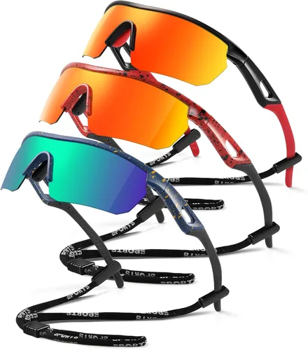 Miniatura 12 de Kids Sunglasses Youth Baseball Sunglasses for Boys Girls 3-12 Polarized Softball Sports Goggles UV Protection