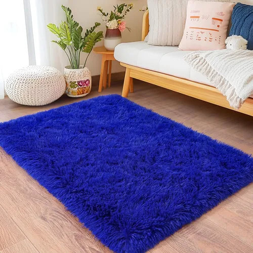 Miniatura 76 de Alfombras de Pasillo para Dormitorio 2x6 pies Alfombras de Pasillo para Pasillos Antideslizantes Suaves de Pelo Largo Alfombra de Cabecera, Alfombra