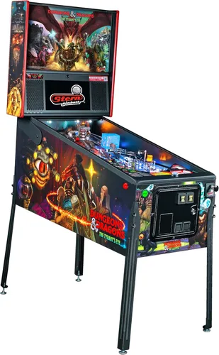 Stern Pinball Calabozos y dragones con información privilegiada conectada, Pro Edition Arcade Pinball Machine