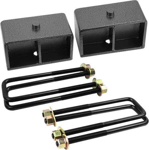 Miniatura 9 de Kit de nivelación de elevación de 2 pulgadas para la parte trasera de Chevy Silverado 1500 GMC Sierra 1500 de 1999-2023, bloque de elevación trasero
