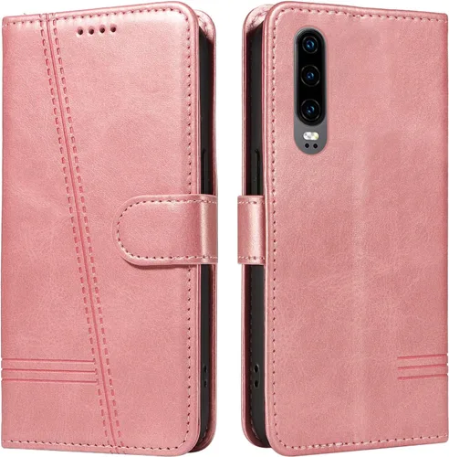 Miniatura 95 de Funda con tapa para Huawei Nova Lite 3, protección de 360 grados, a prueba de golpes, de piel sintética, con función atril y 3 ranuras