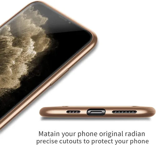 Miniatura 2 de X-level Funda para iPhone 11 Pro Max, delgada y suave TPU superficie mate, funda ultradelgada para teléfono, ligera, protectora completa