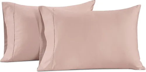 Miniatura 22 de Lane Linen Juego de 2 fundas de almohada 100 % de algodón, tamaño estándar, se adapta a almohadas estándar y Queen, fundas de almohada lujosas