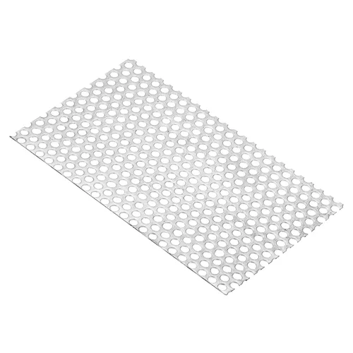 PATIKIL Hoja perforada de acero inoxidable 304 de 8 x 4 pulgadas, agujero de 0.2 pulgadas 19GA expandido de malla metálica para rejilla de