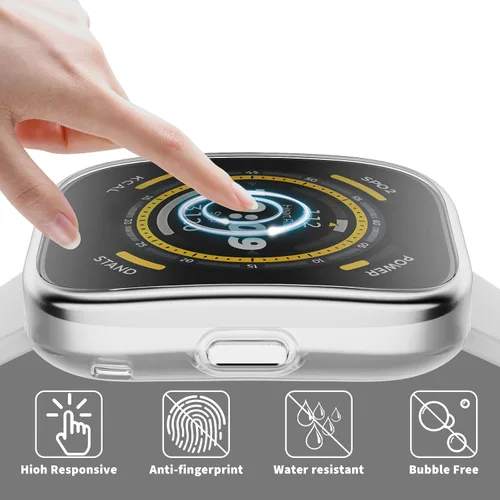Miniatura 3 de Rc-Z Paquete de 2 fundas protectoras de pantalla para Amazfit Bip 5, TPU suave y flexible, funda protectora general HD ultrafina, accesorios