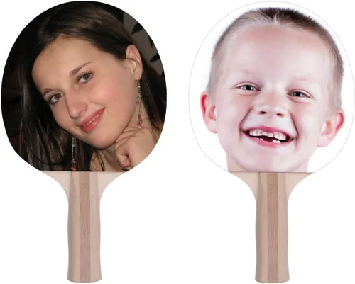 Miniatura 3 de Infusion Pala de ping pong personalizada con foto o logotipo, personalización premium de 5 capas con impresión directa en raqueta de tenis de mesa