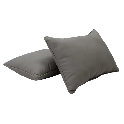Miniatura 13 de Factory Direct Partners Presidio 13812-122 - Juego de almohadas decorativas lumbares de 12 x 20 pulgadas con ribetes para muebles