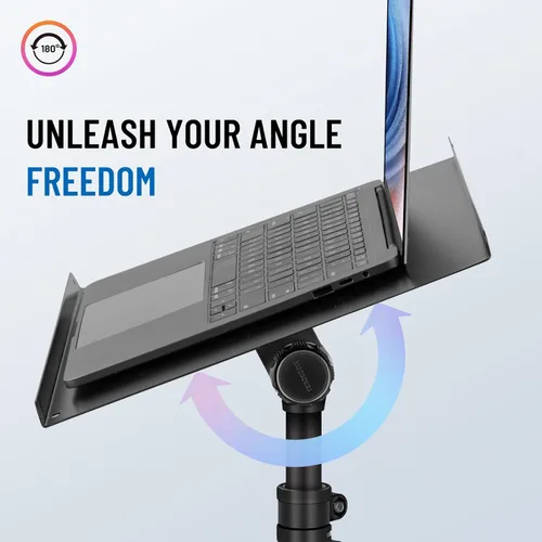 Miniatura 4 de CAHAYA Soporte para Proyector Trípode Ajustable - Estable para Tabletas, Teléfonos, Libros, Altura 26" a 51.5", Soporte Multifuncional para Laptop