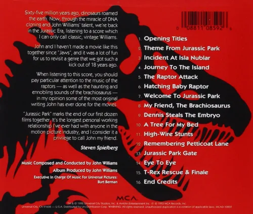 Miniatura 2 de Jurassic Park Soundtrack